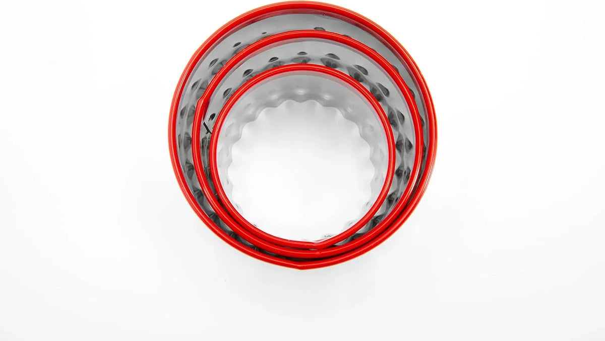 3pcs-fluted-round-cookie-cutters-2-2-6-3-heavy-duty-food-grade-stainless-steel-mini-biscuit-cutter-unique-design-with-protective-red-top-pvc