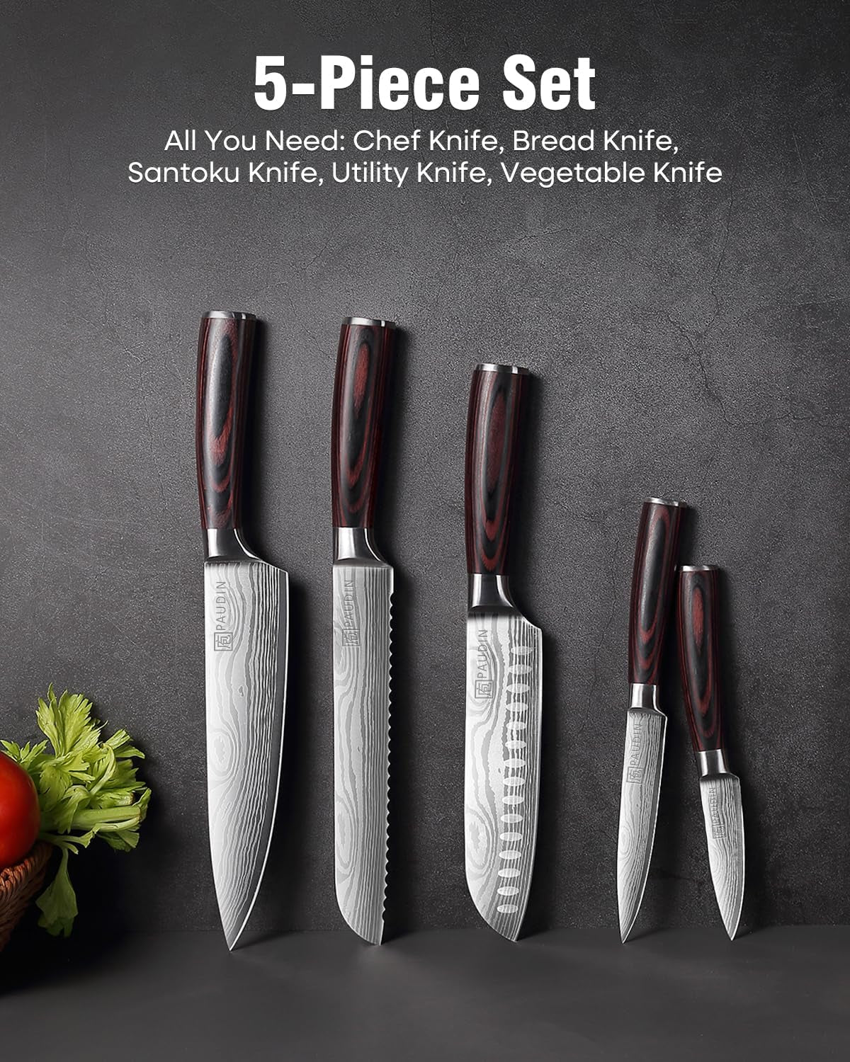 knife-set-5pcs-kitchen-knife-set-without-block-stainless-steel-chef-knife-set-with-pakkawood-handle-professional-kitchen-gift-sets-for-cooking-lovers-farthers-day