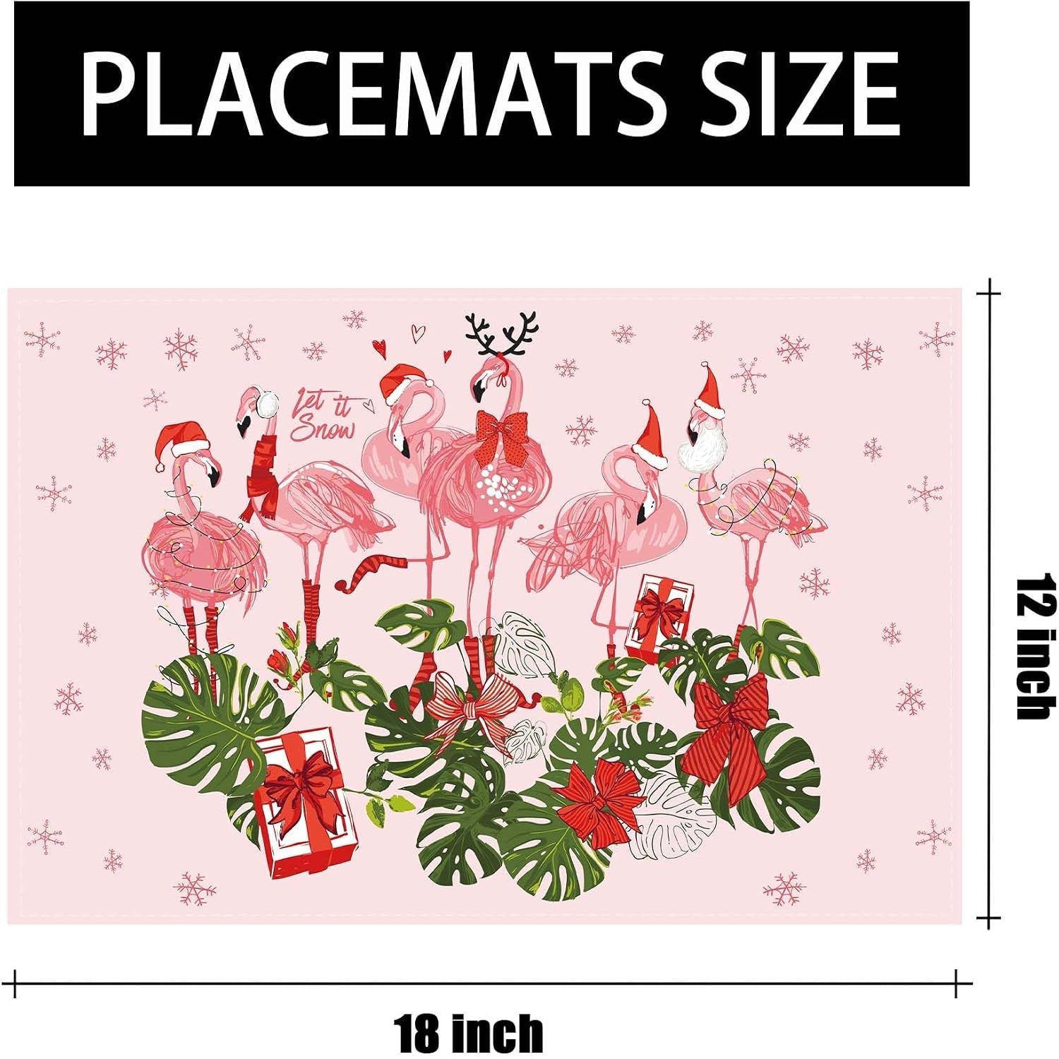 linen-pink-christmas-placemats-set-of-4-hawaiian-tropical-flamingo-christmas-xmas-winter-holiday-home-kitchen-table-decorations