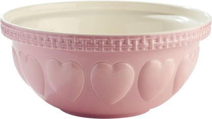 Chip Resistant Earthenware S12 Mixing Bowl, Pink, 29 Cm2