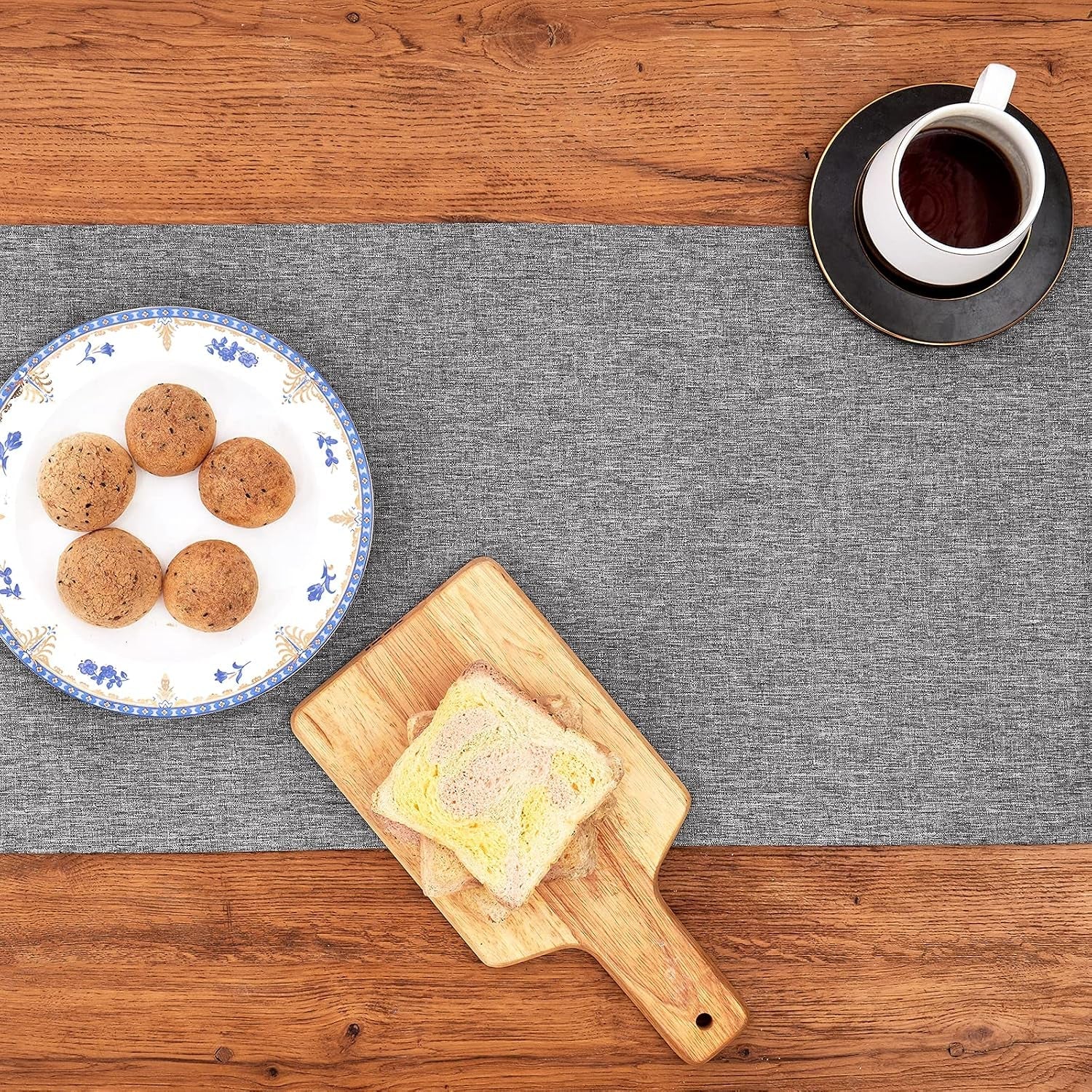 linen-farmhouse-table-runner-large-burlap-style-soft-and-waterproof-decorative-fabric-runner-for-outdoor-wedding-and-dinner-14-x-48-inch-dark-grey