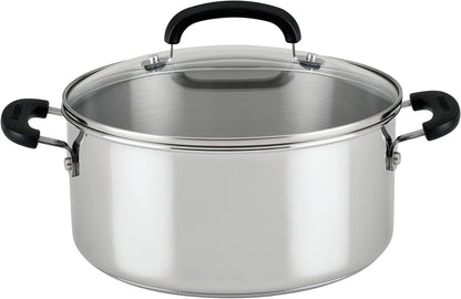 Brilliance Dutch Oven Pot with Lid, 5 Quart, Stainless Steel1