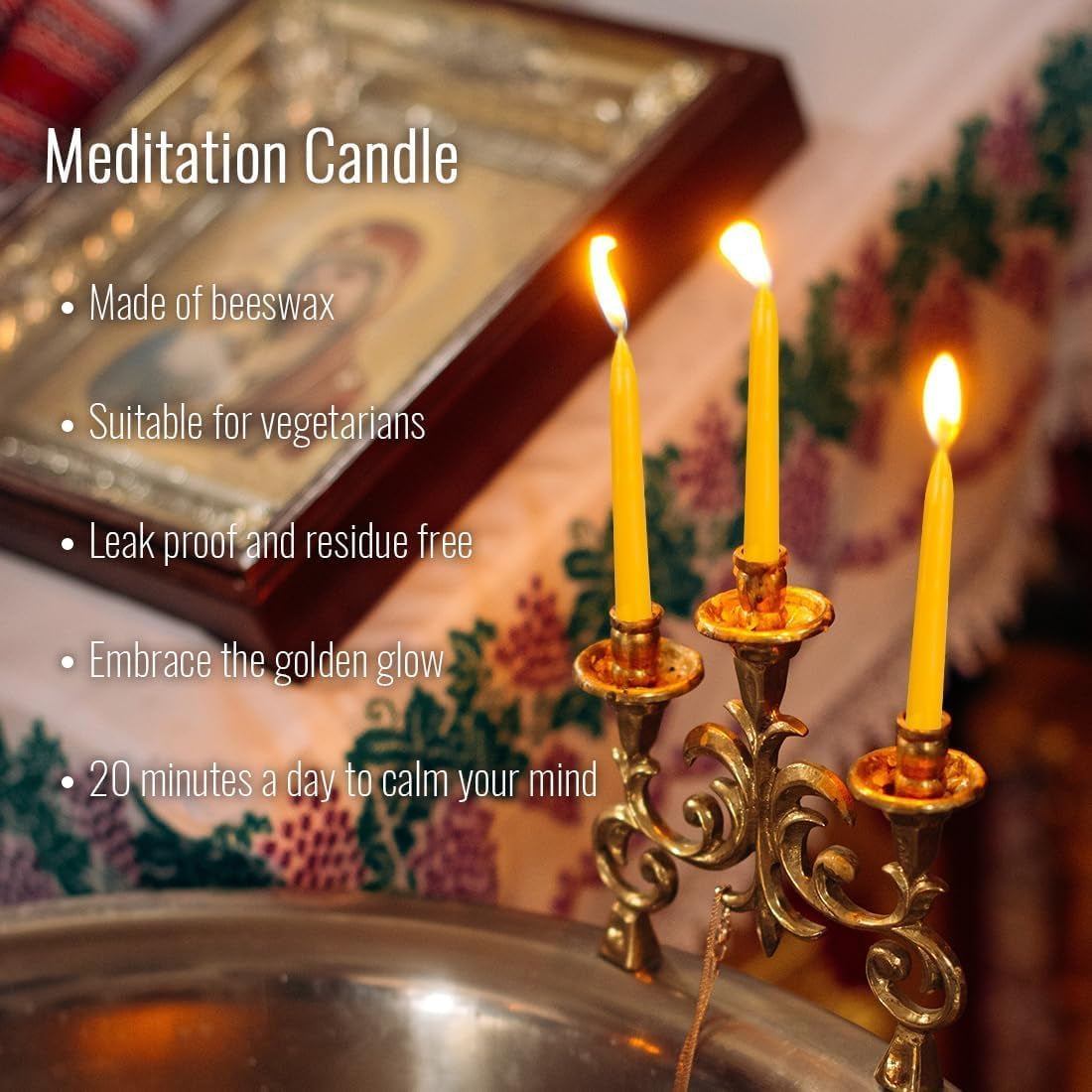 20-minute-beeswax-meditation-candles-20-count-with-brass-holder