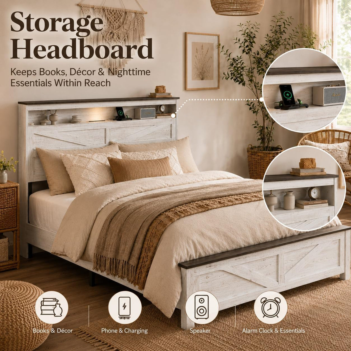 full-size-bed-frame-with-led-lights-usb-charging-station-storage-headboard-metal-platform-no-box-spring
