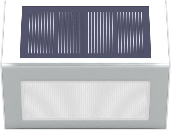 Solar Deck Lights Perfect for Fence, Step, Stair Decor-Cool White-8P4