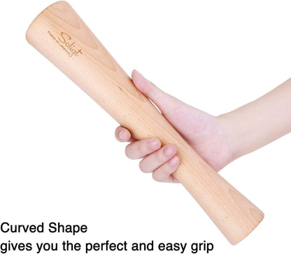 12" Sauerkraut Pounder for Mason Jars Vegetable Fermentation | One Piece of Solid Wood6