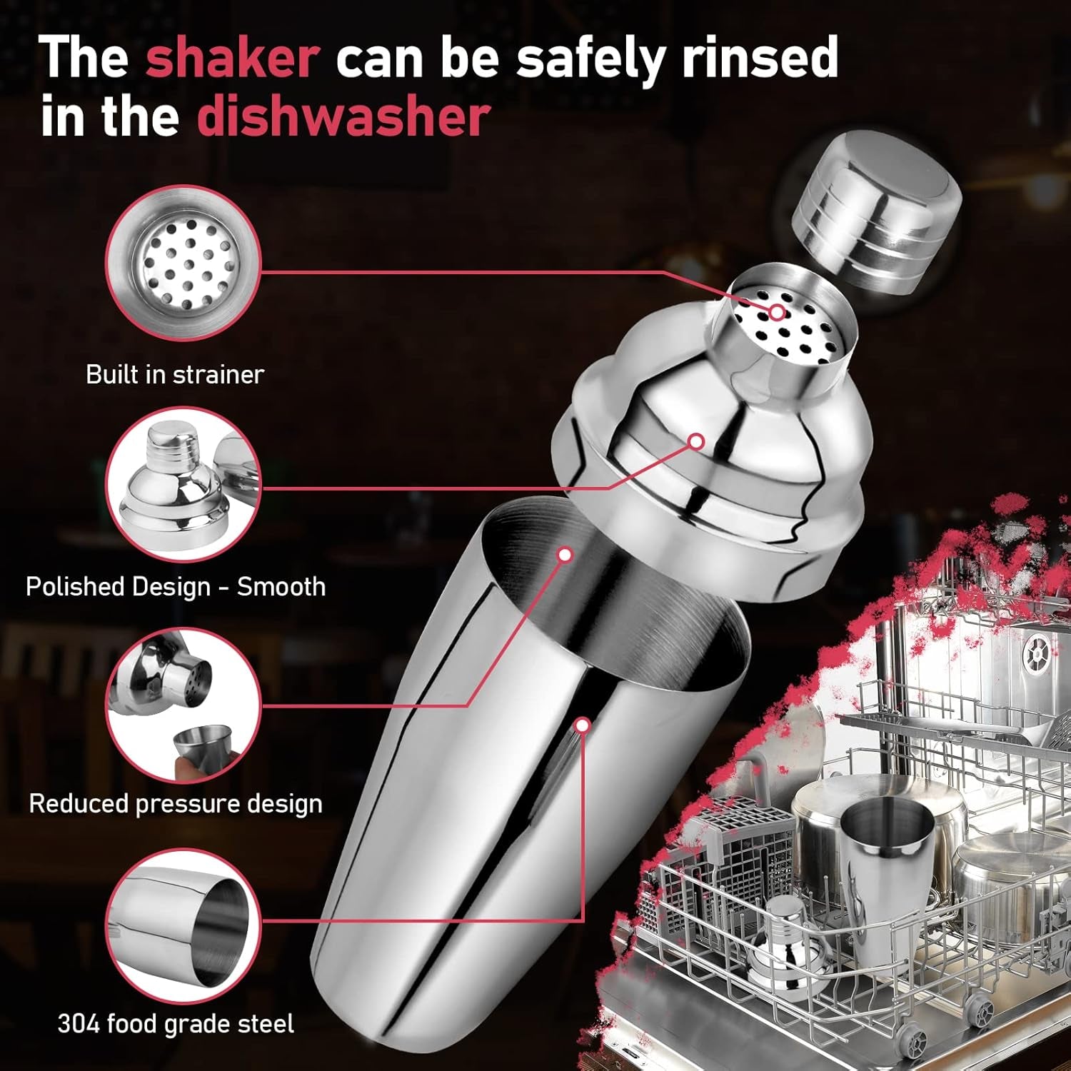 cocktail-shaker-24oz-martini-drink-shaker-with-built-in-strainer-shaker-bar-tools-for-bartender-professional-18-8-stainless-steel-margarita-mixer-for-mixed-drinks