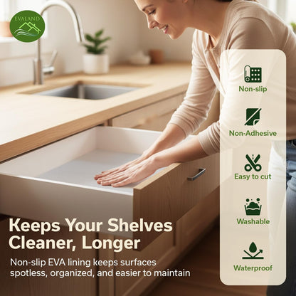Shelf Liner Cabinet Liner Non-Adhesive Drawer Liner 17.7 in X 33 FT3