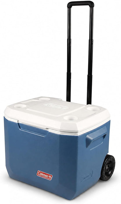 Coleman Xtreme Rolling Cooler with Wheels, Extra-Walled Insulation Keeps Ice up to 5 Days, Portable Wheeled Hard Chiller1