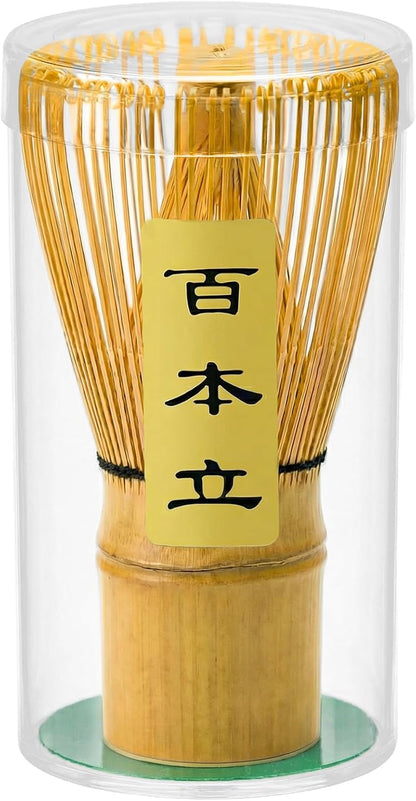 Matcha Whisk, Handcrafted Bamboo Whisk for Matcha Powder (Yellow) | Traditional Japanese Chasen for Matcha Stirrer, 100% Natural Matcha Wisk1