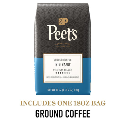 Peet'S Coffee, Medium Roast Ground Coffee, 100% Arabica Coffee - Big Bang 18 Ounce Bag3