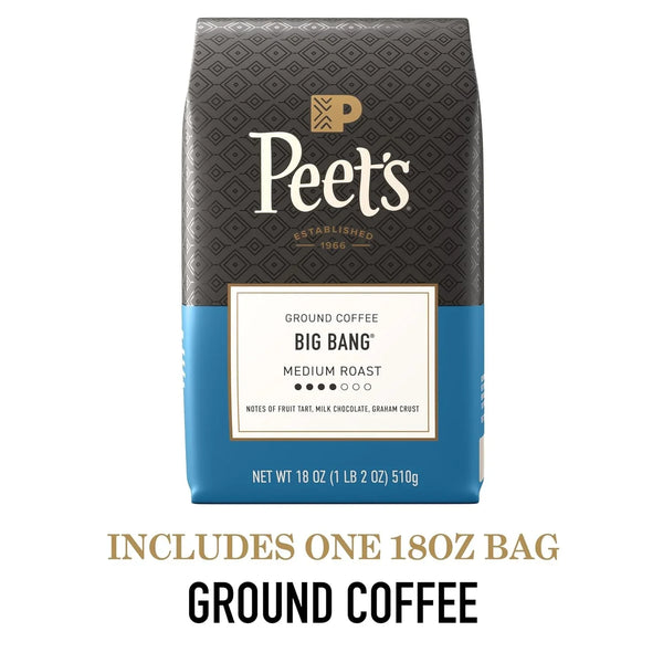 Peet'S Coffee, Medium Roast Ground Coffee, 100% Arabica Coffee - Big Bang 18 Ounce Bag3