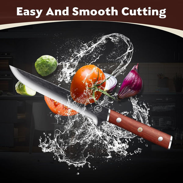 6 Inch Boning Knife High Carbon Steel Deboning Knife for Butchering4