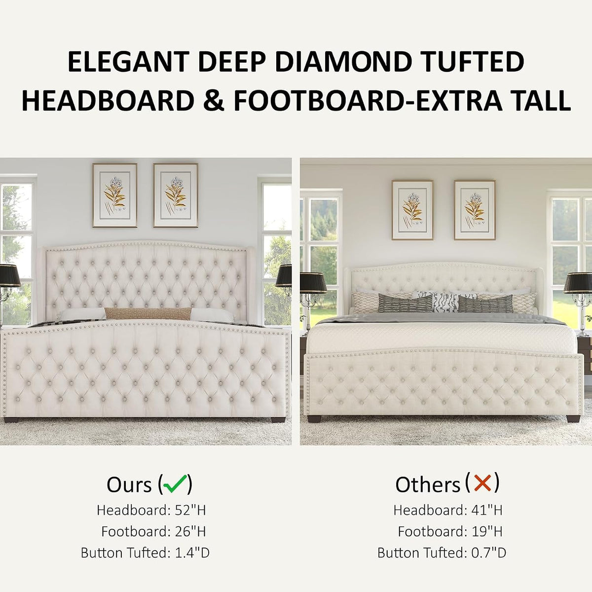 queen-size-bed-frame-with-velvet-upholstered-wingback-headboard