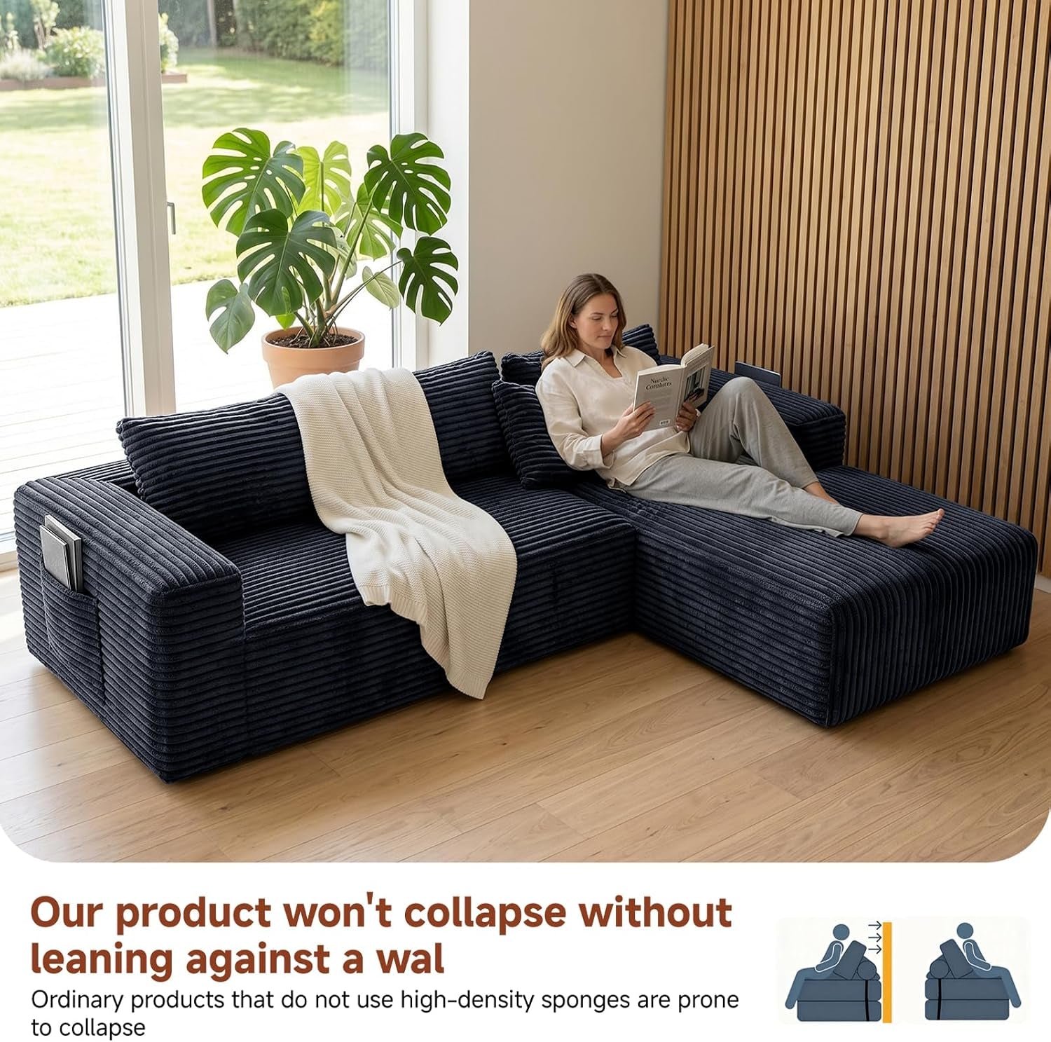 couch-105-inch-l-shaped-sofa-boneless-couch-with-chaise-black