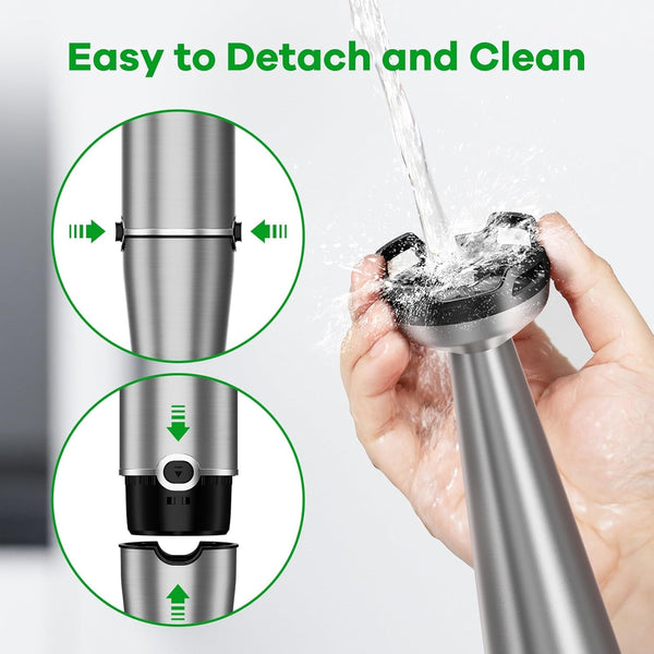 Immersion Blender Handheld Corded, 1100W 5 in 1 Hand Blender Set | Trigger Variable Speed, Emulsion Stick Mixer with Food Processor, Whisk, Frother, for Soup, Puree, Baby Food, Anti-Scratch9