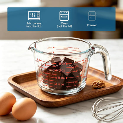 4 Pieces Glass Measuring Cups Set3