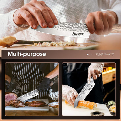 Japanese Chef Knife for Kitchen, 7" Sharp Stainless Santoku Knife4