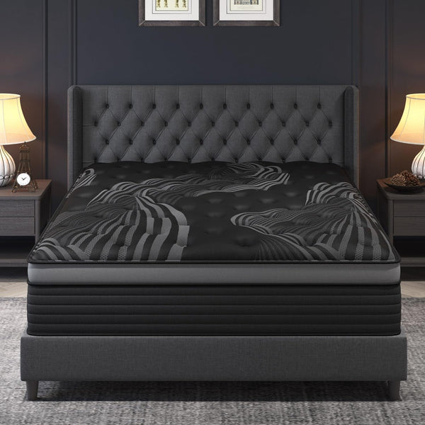 Queen Mattress, 14 Inch Hybrid Mattresses, Medium-Firm Feel with Pocket Springs & Cooling Gel Memory Foam, Certipur-Us Certified for Enhanced Support, Cooling & Motion Isolation1