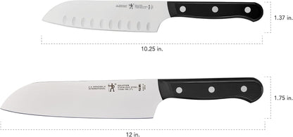 Henckels Solution 2-Pc Santoku Knife Set, Razor-Sharp, German Engineered2