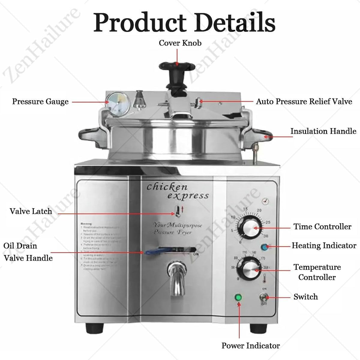 16l-commercial-electric-pressure-fryer-stainless-steel-countertop-chicken-fryer-with-safety-lock-oil-drain-thermostat-control-for-restaurant-and-food-truck-use