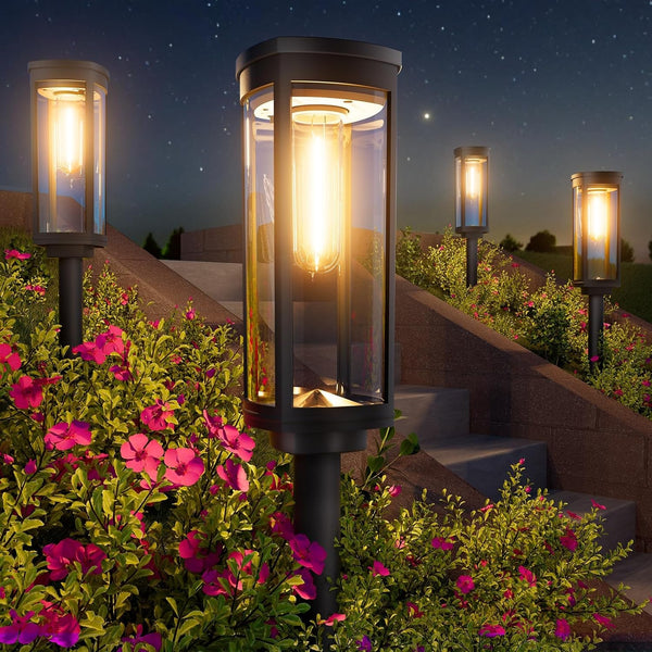 Solar Lights Outdoor, 8 Pack, Warm White, IP651
