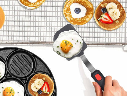 Mixed 5 Piece Silicone Spatula Set,No-Melt Handle and Blade2