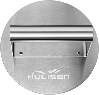 Stainless Steel Burger Press, 6.2-Inch round Burger Smasher | Flat Edge, Even Pressure for Thin Patties, Dishwasher Safe, Griddle Accessories Fit Flat Top Griddles & Skillets1