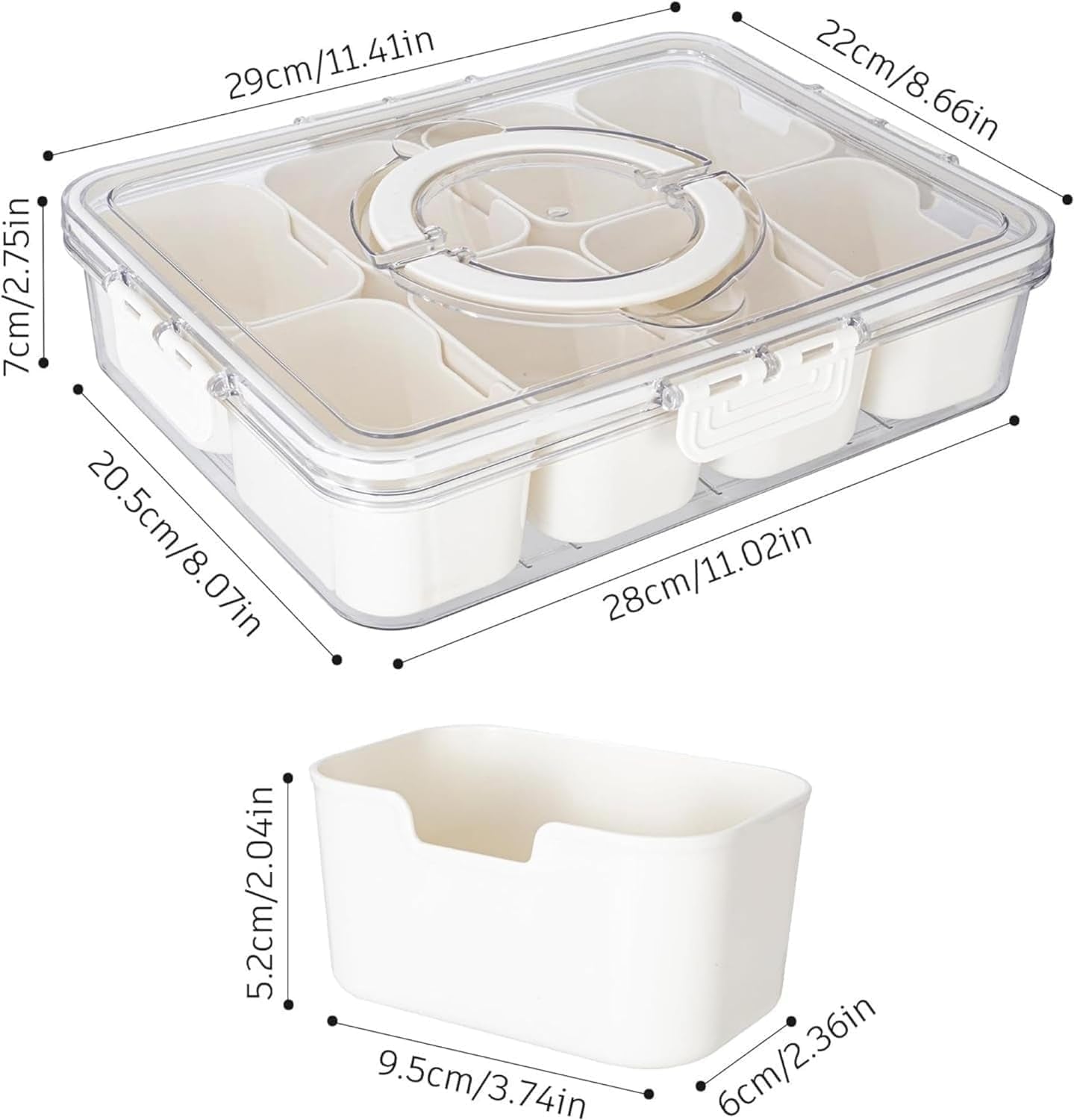 divided-snack-serving-tray-with-lid-and-handle-travel-snackle-box-charcuterie-container-portable-storage-organizer-for-candy-fruits-nuts-snacks-1pack-white