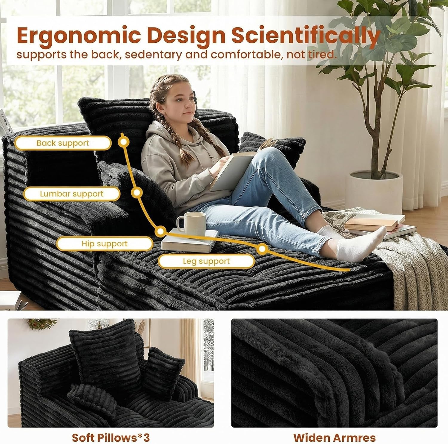 57-boneless-chaise-lounge-chair-indoor-corduroy-small-sleeper-sofa-bed-with-3-pillows-wide-armrest-fluffy-comfy-chase-lounge-indoor-compression-boneless-couch-for-living-room