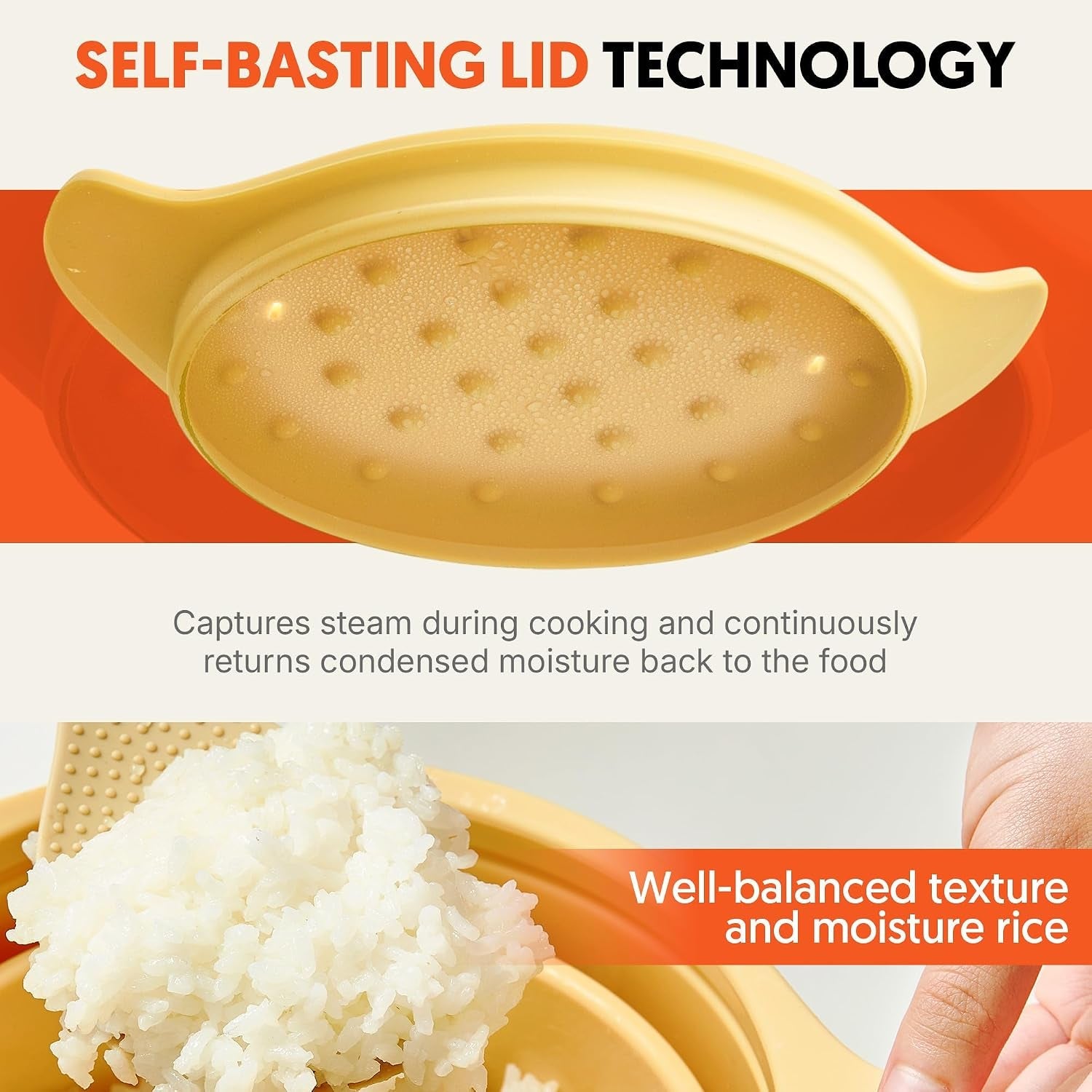100-platinum-silicone-low-carb-rice-cooker-2-3-cups-uncooked-rice-microwave-rice-cooker-self-basting-lid-for-everyday-meals-cream-white