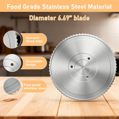 Manual Bread Slicer for Homemade Bread with 25Pcs Paper Bread Bags4