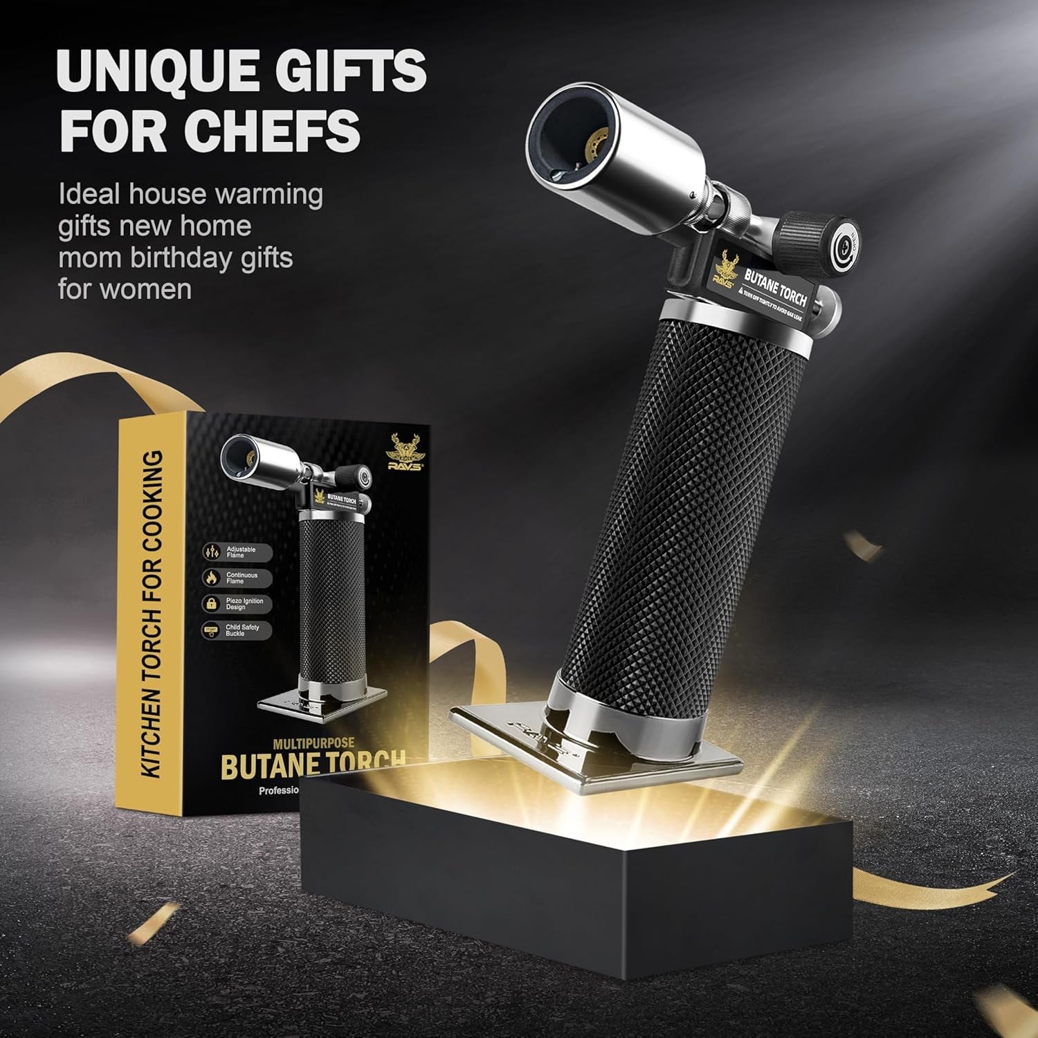 butane-torch-lighter-premium-metal-kitchen-torch-with-adjustable-flame-safety-buckle-refillable-creme-brulee-torch-for-baking-bbq-diy-resin-art-black-butane-gas-not-included