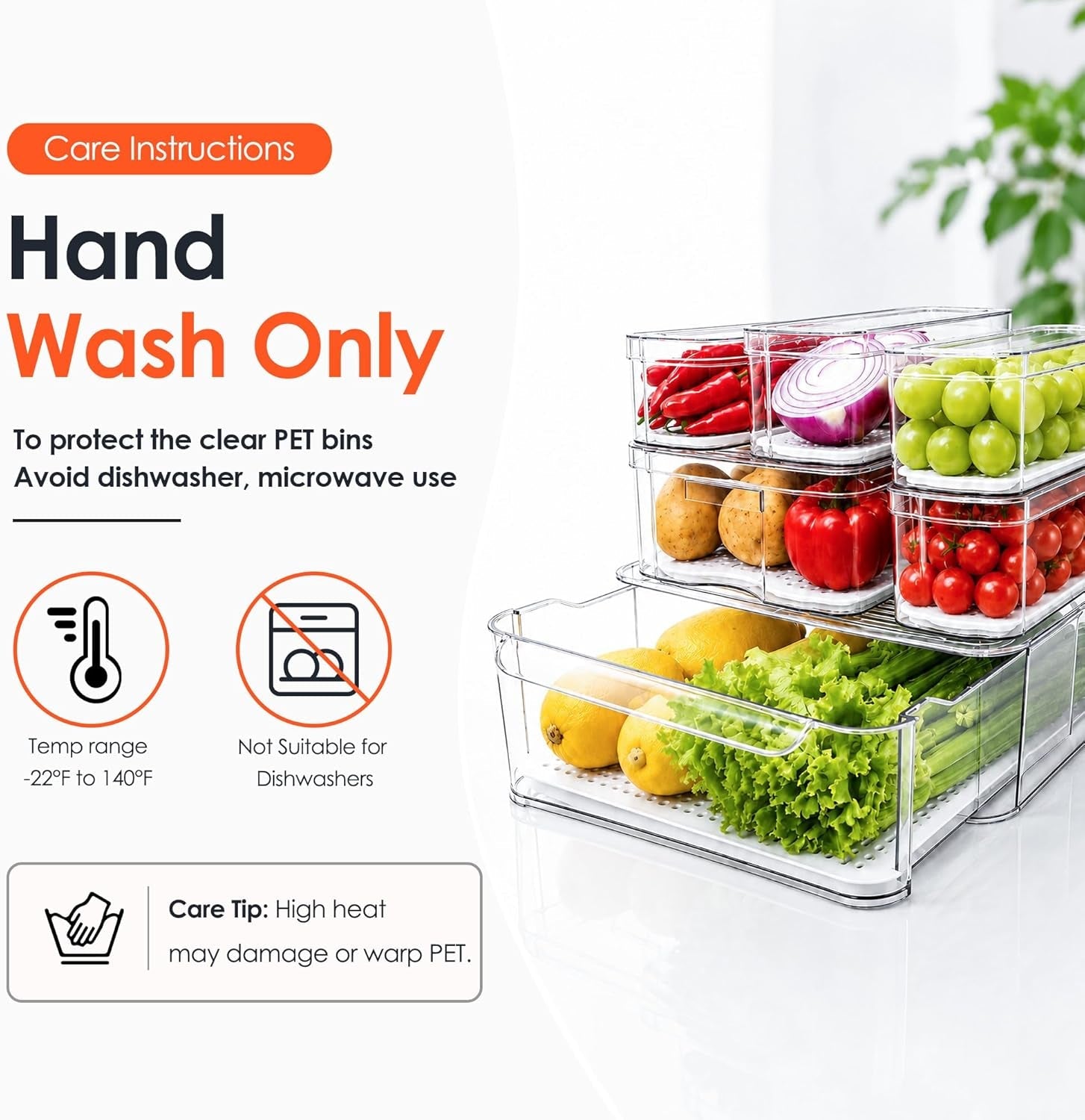 clear-fridge-bins-with-drain-trays-bpa-free-pet-stackable6-pack