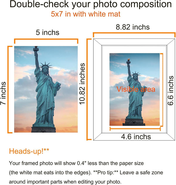 8X10 Picture Frame Set of 10, Display Pictures 5X7 with Mat or 8X10 Prints without Mat, Wall Mounting or Tabletop,Black2