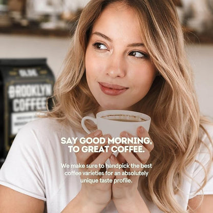 BROOKLYN COFFEE Whole Bean, Italian Dark Roast (5Lb) Extra Strong, Delicious Taste, Heavenly Aroma - Fresh Bulk Coffee Beans Roasted Weekly in NYC6