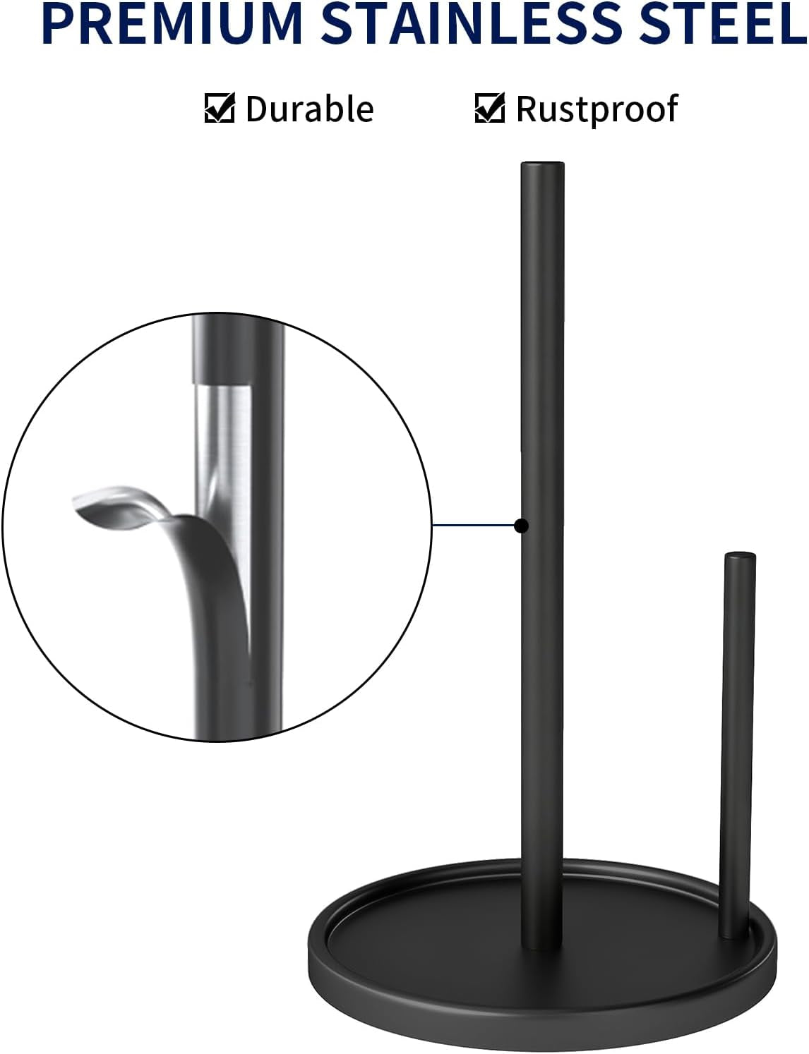 paper-towel-holder-countertop-black-kitchen-paper-towels-holder-paper-roll-holder-with-weighted-base