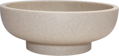 Decorative Bowl, Large Fruit Bowl, Sand Beige | Fruit Bowl for Kitchen Counter, Modern Resin Bowl for Home Decor, Key Holder for Entry Table1