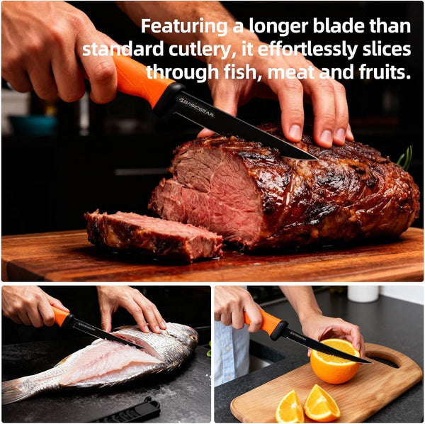 Fishing Fillet Knife Set of 2, 7 In, Sharp for Fishing & Kitchen6
