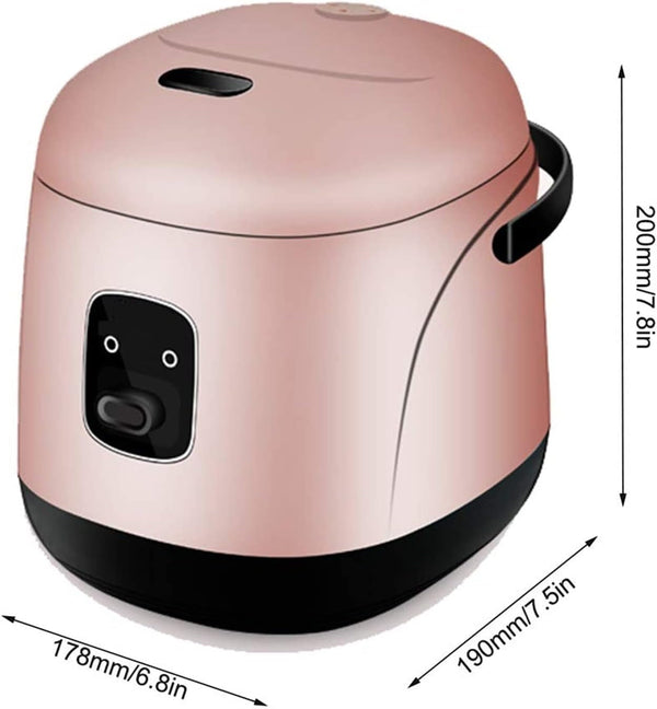 Rice Cooker - Rice Cooker with Steamer Basket, Electric Rice Cooker & Rinse Basket, Portable Mini Rice Cooker, Nonstick, 15 Minutes Fast Cooking, Re-Heating, Keep Warm, for 2-4 People (Color : Blue)2