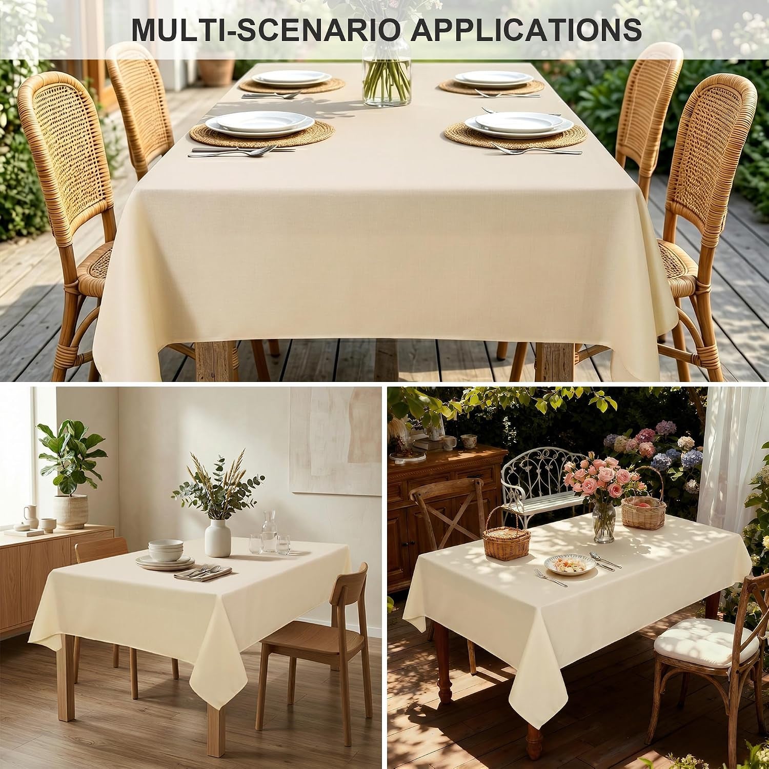 faux-linen-rectangle-tablecloth-spillproof-wrinkle-resistant-reusable-table-cloth-decorative-wipeable-table-cover-for-holiday-kitchen-dining-buffet-and-parties-60-x-102-inch-champagne