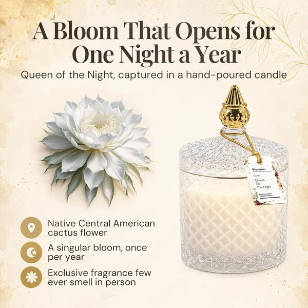 Queen of the Night Rare Flower Fragrance Luxury Scented Candle Gift2