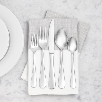 Stainless Steel Dinner Knives with round Edge, Silverware, Table Knives, Restaurant Quality, Pack of 12, Silver7
