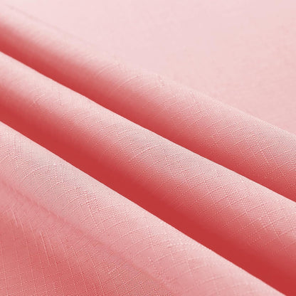 Pink Faux Linen Tablecloth 60X102 Inch Rectangle3