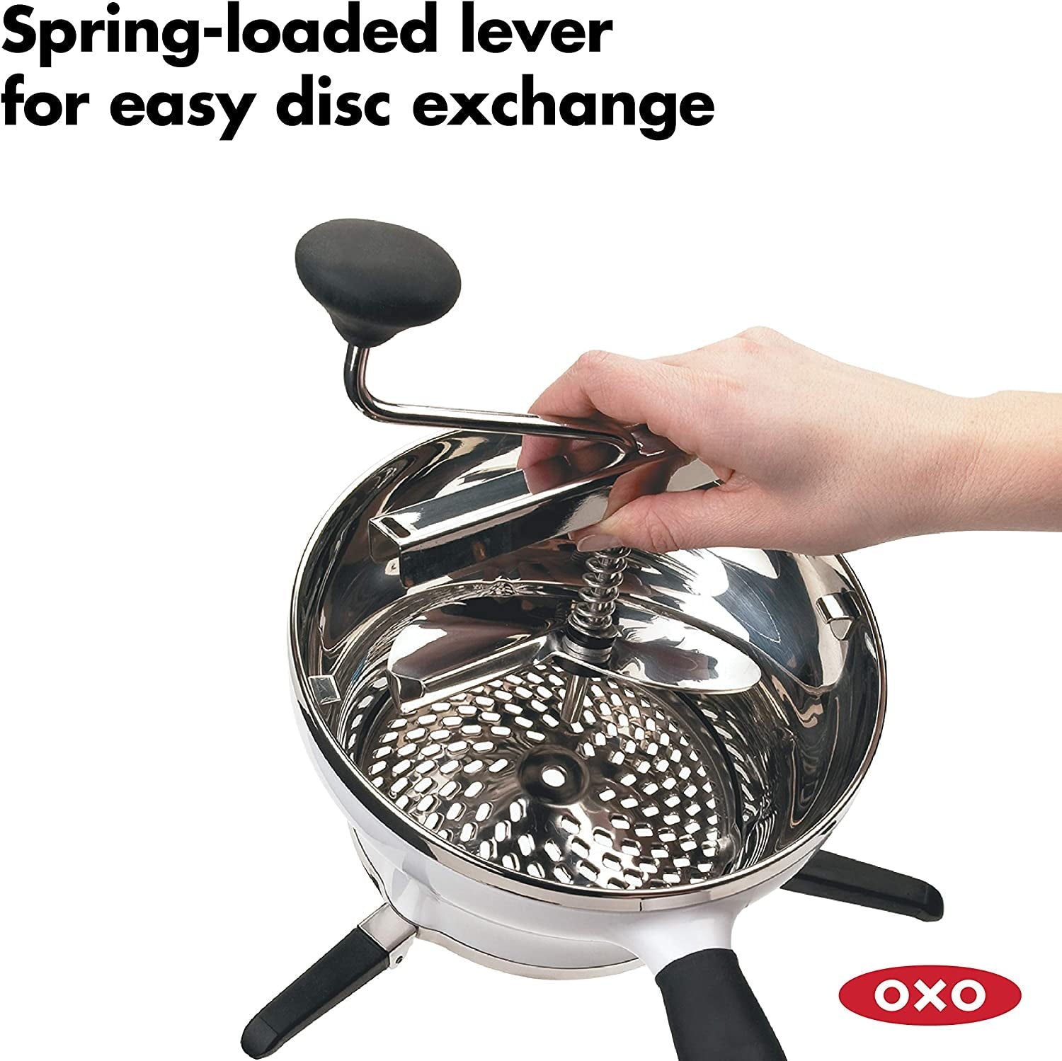 oxo-good-grips-stainless-steel-food-mill-for-purees-2-3-qt-capacity-three-grinding-disks-for-different-textures-non-slip-legs-ideal-for-purees-and-sauces-dishwasher-safe