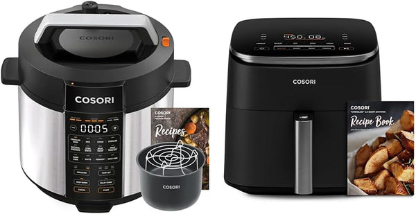 Electric Pressure Cooker 6 Quart, 9-In-1 Instant Multi Cooker & Air Fryer Turboblaze 6.0-Quart Compact Airfryer That Roast, Bake, Proof, 9 Functions1