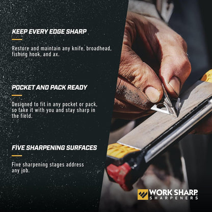 Guided Field Sharpener, Compact Travel Knife Sharpener Tool9