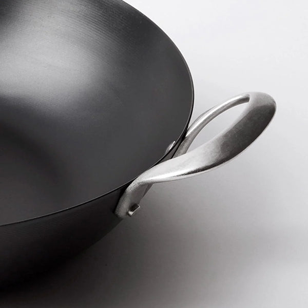 X Food 52 Five Two Essentials: Carbon Steel 12" Wok with Foldable Rack, Pfas-Free, Multi Clad, Induction, Dishwasher Safe, Oven Safe, Black4