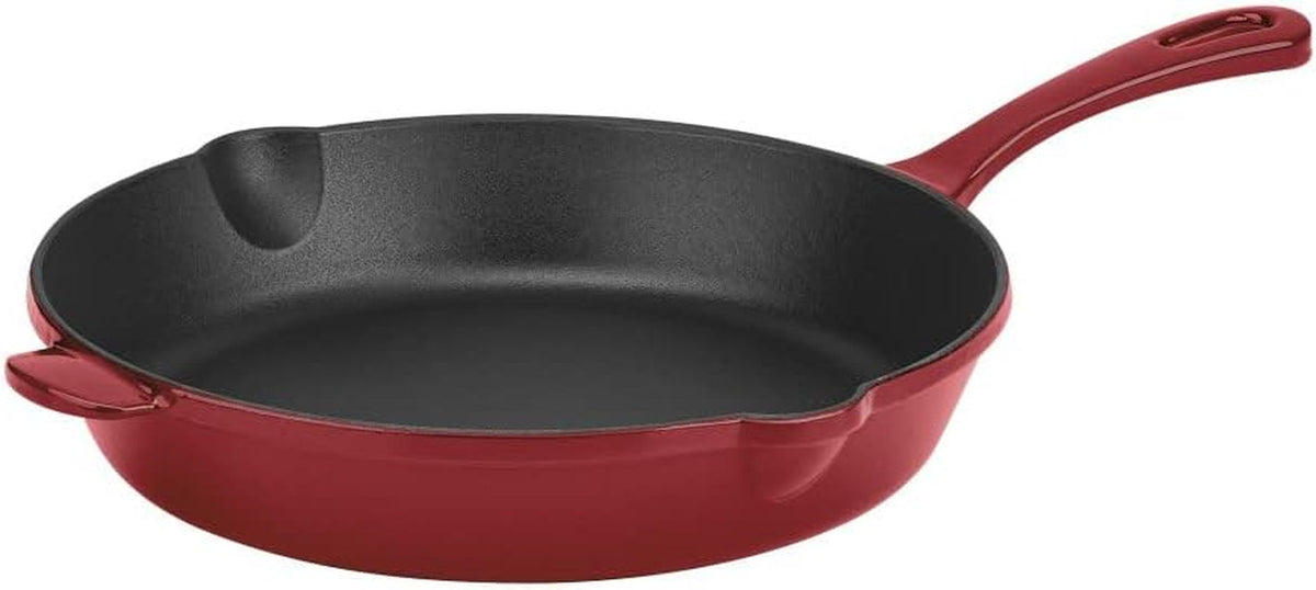 chefs-classic-enameled-cast-iron-10-inch-round-fry-pan-cardinal-red