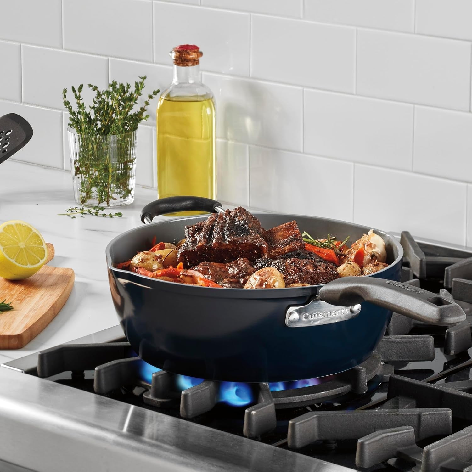 preferred-pan-4-pc-set-nouveau-navy-4-5-qt-multi-purpose-pan-w-cover-steamer-slotted-turner